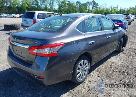 2015 Nissan Sentra Sv из США, поврежденный, VIN 3N1AB7AP4FL679885